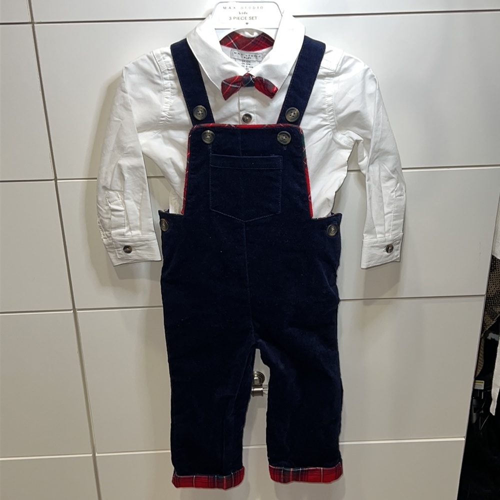 NWOT Max Studio 3 piece set, size 12 months - Picture 2 of 8